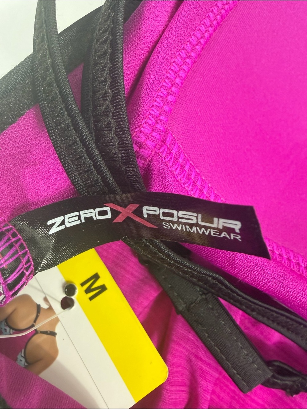Tankini Swim Top ZeroXposur Magenta Size M NWT - Picture 7 of 9
